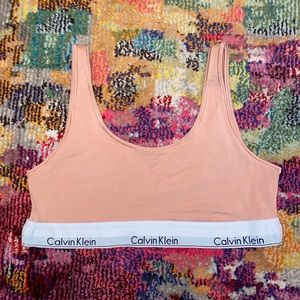 large calvin klein U-back bra